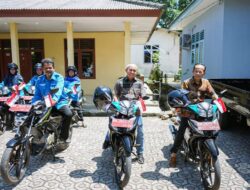 Molen Serahkan Kendaraan Dinas Berupa 13 Unit Sepeda Motor dan 1 Unit Mobil Kepada Tenaga Penyuluh Pertanian