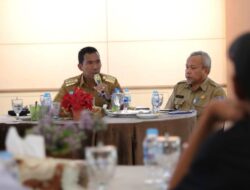 Diseminasi Informasi, Pj Gubernur Suganda Audiensi Dengan Pimpinan Media dan Wartawan