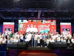 Malam Puncak HUT Pangkalpinang Ditutup dengan Meriah dan Spektakuler oleh Band Gigi