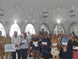 600 Mustahik Terima Santunan Uang dan Beras dari Baznas Pangkalpinang