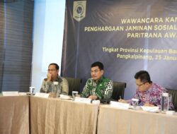 Sekda Naziarto Lakukan Wawancara dan Penilaian Kepada Kandidat Paritrana Award Tahun 2023