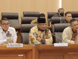 Dalam RDP komisi VII DPR RI PJ Gubernur Safrizal Terus Memperjuangkan Terkait Pertambangan Rakyat Babel