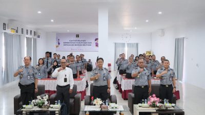 Dorong Tingkatkan Nilai Maturitas, Kemenkumham Babel Gelar Sosialisasi Penyelenggaraan SPIP Kepada Jajaran UPT