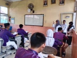 Pantau Kelancaran Ujian Nasional, Lusje Kunjungi SMP Negeri 6 Kota Pangkalpinang