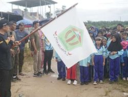 Peringatan Hari Jadi Ke-12 Desa Melabun, Ribuan Masyarakat Ikuti Jalan Sehat Bersama Bupati Bangka Tengah
