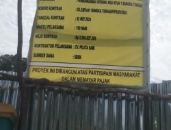 Proyek Pembangunan Gedung RKB MTsN 1 Bateng Langgar Peraturan (K3)