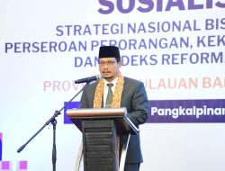 Pj Sekda Fery Buka Sosialisasi Stranas-BHAM, Perseroan Perorangan, Kekayaan Intelektual dan IRH