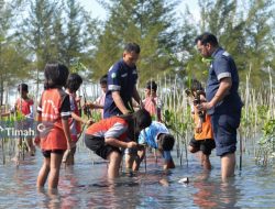 Peringati Hari Mangrove Sedunia, PT Timah Tanam 4800 Mangrove di Desa Baskara Bakti