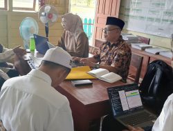 Berikut Proses Visitasi di MTs Khoirul Ummah Payung