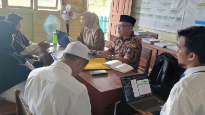 Berikut Proses Visitasi di MTs Khoirul Ummah Payung