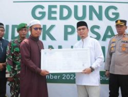 Algafry Resmikan Ponpes Utsman Bin Affan, Dukung Pengembangan Pendidikan Islam