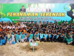 Dukung Semarak Babel 2024, Pemkab Bangka Tengah Tanam 1.100 Pohon