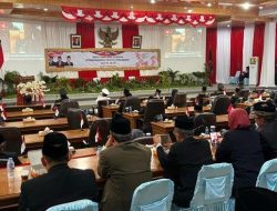 Bupati Bangka Tengah bersama Forkopimda Dengarkan Pidato Presiden RI