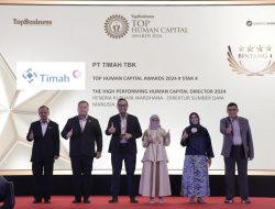 PT Timah Raih Penghargaan Top Human Capital Awards 2024