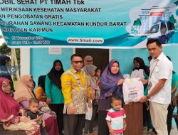 Berikan Pelayanan Kesehatan Gratis, Lurah Sawang Berharap Mobil Sehat PT Timah Lebih Sering Datang