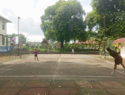 Tingkatkan Prestasi Atlet Tenis, PT Timah Siapkan Lapangan Tenis untuk Masyarakat Berlatih