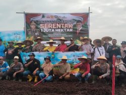 Wujudkan Ketahanan Pangan, PT Timah Tbk Bersama Polsek Kundur Utara/Barat Dukung Program Tanam Satu Juta Pohon Jagung