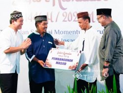 Masjid Al Hidayah Tegal Rejo Kembali Terima Bantuan, Ketua Masjid Apresiasi Peran PT Timah Dalam Membantu Rumah Ibadah
