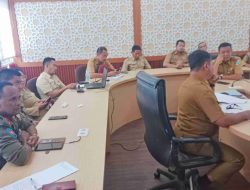 Sekda  Miego Adakan Rapat Bersama DLH PU Satpol PP Dan Camat  Terkait Permasahan Sampah Kota Pangkalpinang