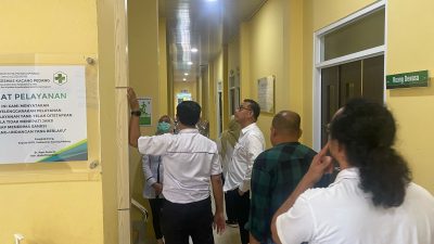 Sekda Miego Gerak Cepat Tangani Kebocoran Dan Retak Gedung Puskesmas Kacang Pedang