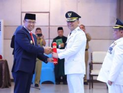 Isnaini, S.Tr., S.H., M.M, Direktur Keuangan Setjen KPK Resmi Jabat Pj Bupati Bangka Yang Baru