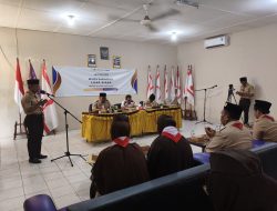 Asisten Pemerintahan dan Kesra Akhmad Subekti Buka Muslub PAW Ka Kwarcab Pangkalpinang
