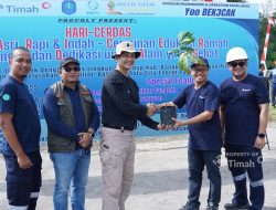 Kolaborasi Dalam Melakukan Penghijauan, PT Timah Serahkan Bantuan Bibit untuk Rumah Kompos KSM Resam