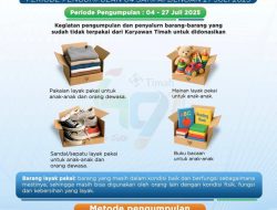 Rayakan HUT ke-49 Perusahaan, Karyawan PT Timah Terlibat Dalam Aksi Decluttering Berbagi Untuk Sesama