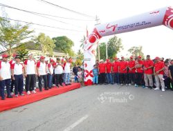 Semarakan HUT Ke – 49 PT Timah, Ribuan Masyarakat Karimun Ikuti Pekan Sehat ‘Untuk Merah Putih’