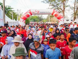 Semarak Pekan Sehat HUT ke-49 PT Timah di Belitung Timur, Ribuan Warga Ramaikan Jalan Sehat Untuk Merah Putih