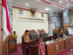 Pj Wali Kota Pangkalpinang Sampaikan Rancangan KUA-PPAS 2026 di Rapat Paripurna DPRD