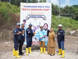 PT Timah Dukung Turnamen Voli Batu Bedaun Cup, Dorong Semangat Olahraga Masyarakat