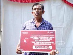 Selamat dari Badai, Nelayan Burung Mandi Dapat Bantuan PT Timah di HUT ke-49