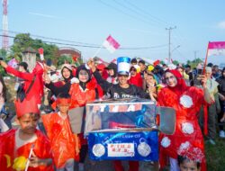 Unik dan Menarik, Warga Belinyu Tunjukkan Kreativitas Lewat Kostum Unik di Pekan Jalan Sehat HUT ke-49 PT Timah