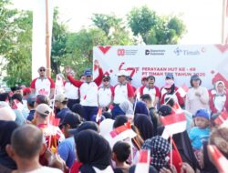 Meriah Banget, Pekan Sehat HUT ke-49 PT di Pangkalpinang Belasan Ribu Warga Ikuti Jalan Santai.