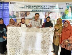 PT TIMAH Tbk Gelar Pelatihan Ecoprint di Karimun, Dorong Pelestarian Budaya dan Pemberdayaan Masyarakat