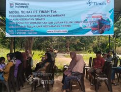 Mobil Sehat PT TIMAH Hadir di Teluk Uma, Warga Antusias Dapatkan Layanan Kesehatan Gratis