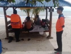 Libur Lebaran Memuncak, BPBD Pangkalpinang Perketat Patroli di Pantai