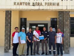 Bersama Masyarakat Desa Permis, PT TIMAH Dukung Turnamen Voli dan Jalan Santai Warga