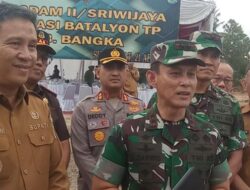 Pangdam II/Sriwijaya Tinjau Lahan Yonif di Rebo, Bupati Bangka Harap Segera Terwujud