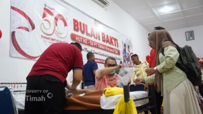 Bulan Bakti HUT ke-50 PT TIMAH Dimulai, Ratusan Warga Sungailiat Terima Layanan Sosial