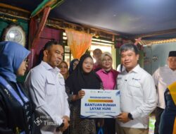 PT TIMAH Dukung GENTING BKKBN, Tiga Keluarga Terima Bantuan Rumah Layak Huni
