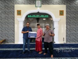 Dukung Kenyamanan Ibadah Jamaah, PT TIMAH Serahkan Bantuan untuk Masjid Nurul Fatah di Kabupaten Belitung