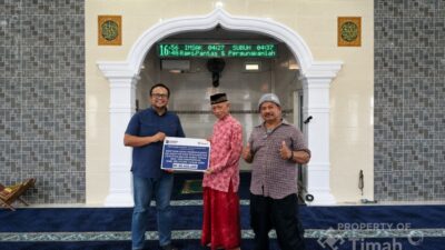 Dukung Kenyamanan Ibadah Jamaah, PT TIMAH Serahkan Bantuan untuk Masjid Nurul Fatah di Kabupaten Belitung