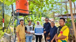 Sumur Bor Kembali Berfungsi, PT TIMAH Bantu Penuhi Kebutuhan Air Bersih Warga Desa Lalang Belitung Timur