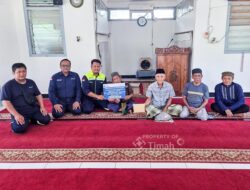 Puluhan Tahun Belum Direnovasi, Masjid Al Fatah di Belitung Timur Terima Bantuan PT TIMAH